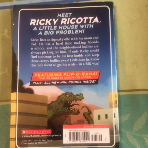 Children’s Books- Set of 3- Ricky Ricotta’s Mighty Robot (2( and Pokémon - Picture 3 of 8